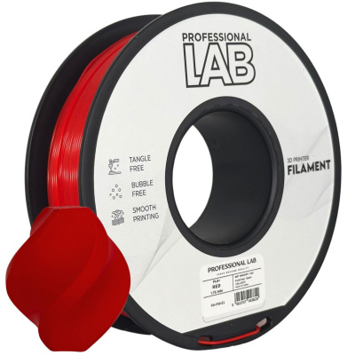 Professional Lab FG-P58-E1, 3D filamento, PLA+, 1,75mm, 1000g, Rosso (Red)