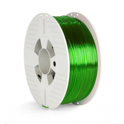 Verbatim 55057 3D filamento, PET-G, 1,75mm, 1000g, 327m, Verde trasparente (Green Transparent)