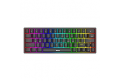Marvo SHOGO 63, tastiera US, gaming, cablata (USB), nera, meccanica, retroilluminata