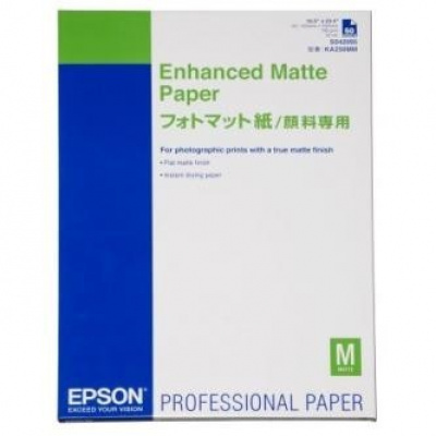 Epson Enhanced Matte Paper S042095 C13S042095, 192 g/m2, A2, 50pz, getto d'inchiostro, bianco, carta fotografica