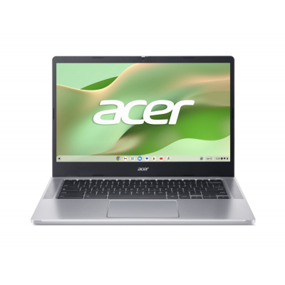 Acer Chromebook 314 CB314-4HT-C1MD NX.KNCEC.001 Notebook, N100, 14", FHD, T, 8GB, 128GB eMMC, UHD, Chrome, Argento, 2R