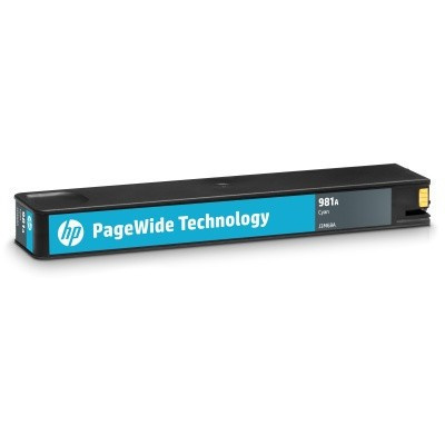 HP 981A, J3M68A ciano (cyan) cartuccia originale