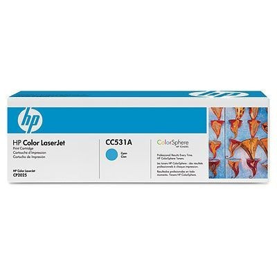 HP 304A CC531A ciano (cyan) toner originale