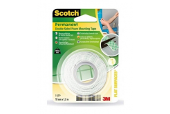 3M Scotch-FIX Nastro biadesivo in schiuma per montaggio (331915B), 19 mm x 1,5 m