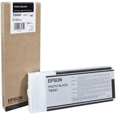 Epson T606100 foto nero (photo black) cartuccia originale
