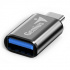Genius USB 32590002400 adattatore, (3.0), USB C maschio - USB A femmina, nero, USB 3.0, fino a 5 Gbps