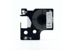 Kompatibilní páska s Dymo 40910, S0720670, 9mm x 7m černý tisk / průhledný podklad