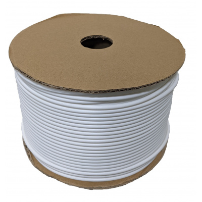 Tubo rotondo per marcatura in PVC R25, 2,5mm, 100m, bianco