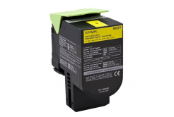 Lexmark toner originale 80C20Y0, yellow, 1000pp\., return, Lexmark CX310dn, CX310n, CX410de, CX410