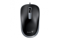 Mouse cablato, Genius DX-125S, nero-grigio, ottico, 1200 DPI