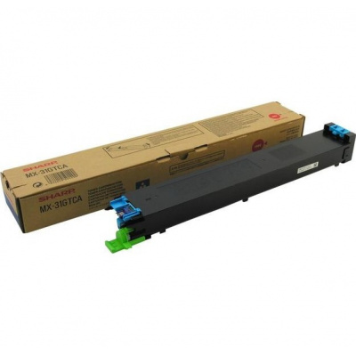 Sharp MX-31GTCA ciano (cyan) toner originale