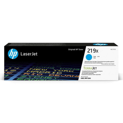 HP 219X W2191X ciano (cyan) toner originale