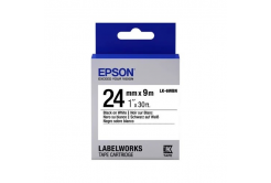 Epson LabelWorks LK-6WBN C53S656006 24mm x 9m, testo nera / nastro bianco, nastro originale