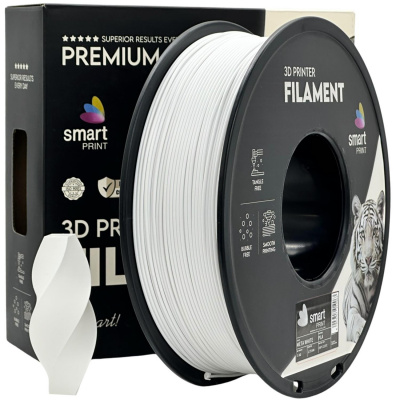 Smart Print FG-S82-E1, 3D filamento, PLA, 1,75mm, 1000g, Bianco (Meta white)