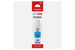 Canon GI-50C 3403C001 ciano (cyan) inchiostro originale