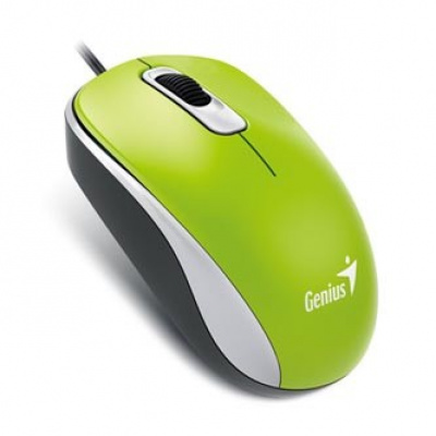 Genius Mouse DX-110 31010116112, 1000DPI, ottica, 3sp\., wired USB, verde