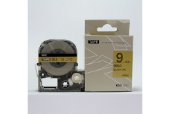 Epson LC-SM9ZW, 9mm x 8m, testo nera / sfondo d'oro, nastro compatibile