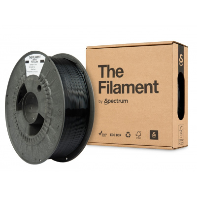 "The Filament" by Spectrum TF-24245, PETG Lite, 1,75mm, 1000g, Nero (Black)