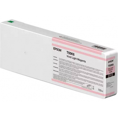Epson C13T55K60N magenta chiaro (vivid light magenta) cartuccia originale