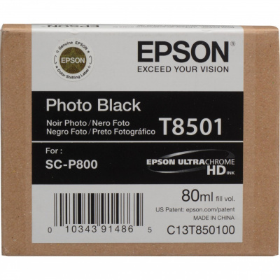 Epson T8501 C13T850100 foto nero (photo black) cartuccia originale