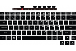 Zebra KYB-ET6X-2IN1-FR1-01 2-in-1 Keyboard, FR