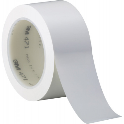 3M 471 PVC adesiva nastro, 50 mm x 33 m, bianco