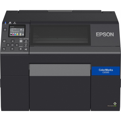 Epson ColorWorks C6500Ae C31CH77102, colore stampante di etichette, cutter, disp., USB, Ethernet, black