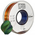 Professional Lab FG-P106-E1, 3D filamento, PLA Silk, 1,75mm, 1000g,  Tri Color, Multicolore (Orange, Blue, Green)