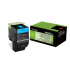Lexmark 80C2HCE ciano (cyan) toner originale