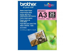 Brother BP60MA3 Photo Matt Paper, carta fotografica, opaco, bianco, A3, 145 g/m2, 25 pz BP60MA3, getto d'inchiostro