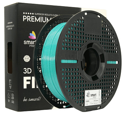 Smart Print FG-S177-E1, 3D filamento, PLA, 1,75mm, 1000g, Verde (Galaxy green)