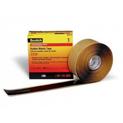3M 2228 Scotch Nastro isolante e sigillante bicomponente, 25,4 mm x 3 m