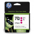 HP 712 3ED78A magenta 3pz cartuccia originale