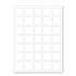 Etichette autoadesive 30 x 30 mm, 54 etichette, A4, 100 fogli