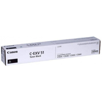 Canon C-EXV51 nero (black) toner originale