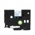 Nastro compatibile con Brother TZe-FA2, 9mm x 3m, testo blu / sfondo bianco, per stirare