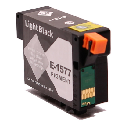 Epson T1577 nero chiaro (light black) cartuccia compatibile