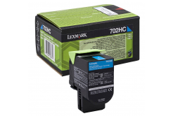Lexmark 70C2HCE ciano (cyan) toner originale