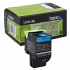 Lexmark 70C2HCE ciano (cyan) toner originale