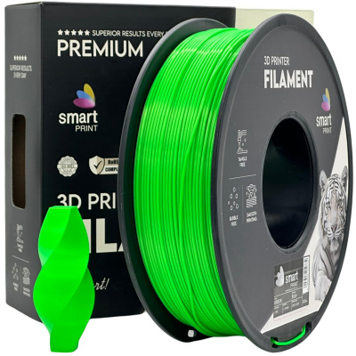 Smart Print FG-S59-E1, 3D filamento, PLA+, 1,75mm, 1000g, Verde (Green)