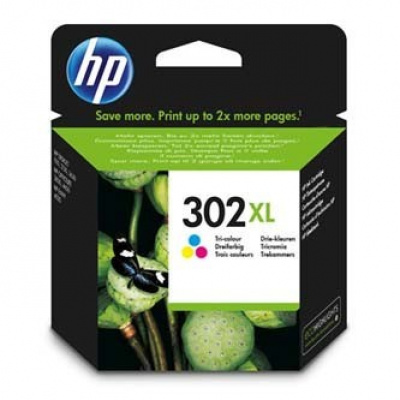 HP 302XL F6U67AE colore cartuccia originale