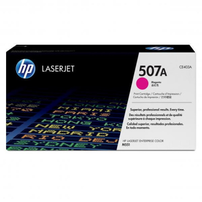 HP 507A CE403A magenta toner originale