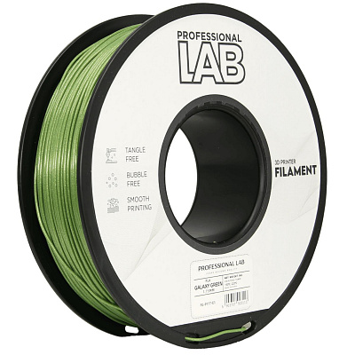 Professional Lab FG-P177-E1, 3D filamento, PLA, 1,75mm, 1000g, Verde (Galaxy green)