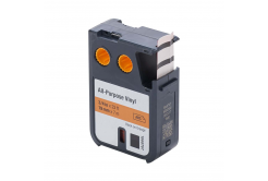 Nastro compatibile con Dymo 1868767, 19mm x 7m, testo nera/nastro arancione
