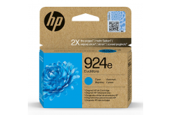 HP 924e 4K0U7NE#CE1 ciano (cyan) cartuccia originale