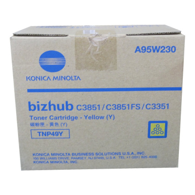 Konica Minolta TNP-49Y giallo (yellow) toner originale