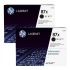 HP 87X CF287XD nero (black) dualpack toner originale