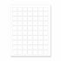 Etichette autoadesive 25 x 25 mm, 70 etichette, A4, 100 fogli