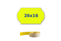 Etichette di prezzo per l'etichettatura delle pinze, 26mm x 16mm, 700pz segnale giallo