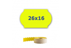 Etichette di prezzo per l'etichettatura delle pinze, 26mm x 16mm, 700pz segnale giallo